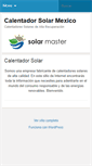 Mobile Screenshot of calentadorsolar.net